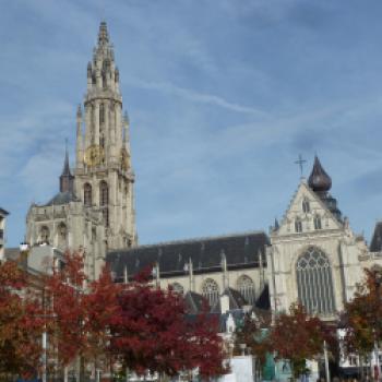 Die Liebfrauenkathedrale in Antwerben hat den höchsten Kirchturm Belgiens mit 123 Meter - (c) Gabi Dräger