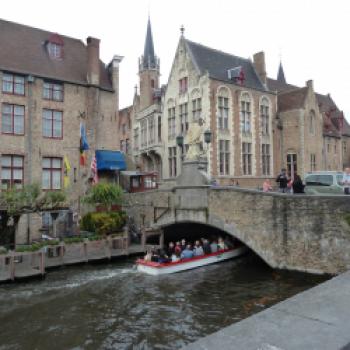 In Brügge sieht man an den mittelalterlichen Gebäuden wie unermesslich reich die Stadt damals durch den Handel wurde - (c) Gabi Dräger