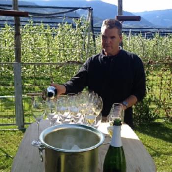  Apfel-Champagner-Verkostung auf dem Sandwiesenhof - dem ersten Klimabauernhof Italiens - © Anke Sieker