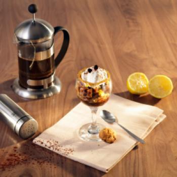Kaffee-Granité - Ein cooles Dessert für Kaffee-Liebhaber ist unser Vorschlag für Menü 1 - (c) GEFU