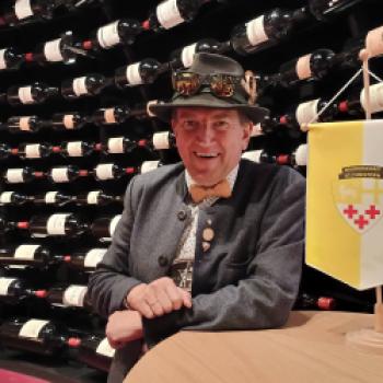 Hüter des Schatzes im Kellner der Hospiz Alm ist Karl-Heinz Pale... - (c) Christine Kroll
