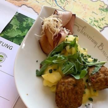 Für eine Stärkung zwischen durch sorgten Leckereien vom Münchner Lokal Lump,Stein & Küchenmeister. Professionell organisiert wurde die Veranstaltung von Culinarium Bavaricum - (c) Marianne Riermeier