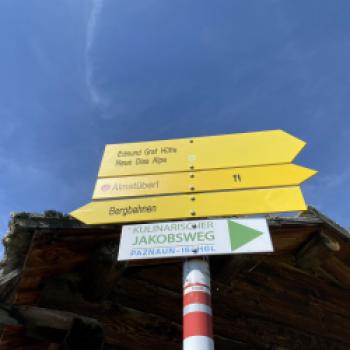 13. Kulinarischer Jakobsweg in Paznaun/Tirol - Martin Sieberer eröffnet beim 13. Kulinarischen Jakobsweg die Genuss-Wandersaison in Paznaun - (c) Sabine Zoller