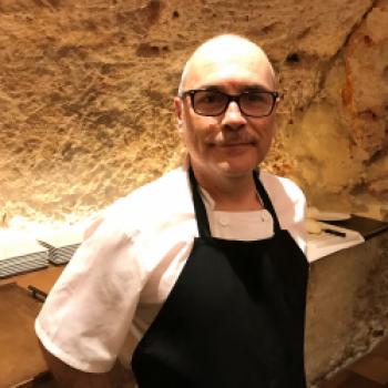 José Igancio Herráiz ist der Chefkoch. Er wurde in Cuenca geboren und hat nach einer Ausbildung in verschiedenen Ländern und Restaurants kehrte er nach Cuenca zurück - (c) Gabi Dräger