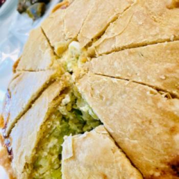 Lauchkuchen (Prasopita) - (c) Barbara Basteck