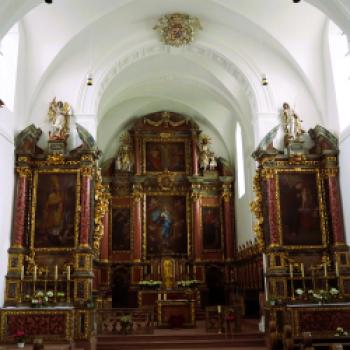 Viel zum Erhalt der Kirchenausstattung hat Bruder Kilian Stauffer beigetragen - (c) Sabine Ludwig