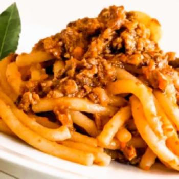 Pici al ragù di cinghiale (Pici mit Wildschwein-Ragout) - (c) www.buonissimo.it