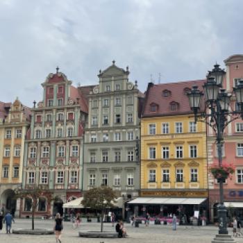 Der Marktplatz Rynek mit den Bürgerhäusern - (c) Eva-Maria Mayring