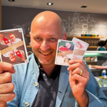 Im kulinarischen Kartenspiel ist der Edelgreissler Herwig Ertl der Hauptgewinn - (c) Maren Recken