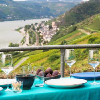 Das Weingut Mohr in Lorch im Rheingau, hier findet man die wohl ältesten Reben auf der hessischen Seite des Rheins - (c) Jörg Bornmann