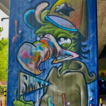 München war Vorreiter der deutschen Graffiti-Szene - Streetart bedeutet, mit Kunst im öffentlichen Raum konfrontiert zu werden. Die Kunst ist für alle zugänglich, und das Beste daran ist: Man zahlt keinen Eintritt - (c) Gabi Dräger
