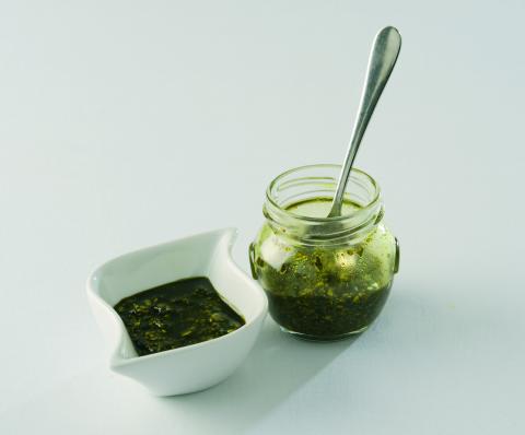 Kürbiskernölpesto - (c) Stefan Kristoferitsch mit freundlicher Genehmigung der Gemeinschaft Steirisches Kürbiskernöl g.g.A.