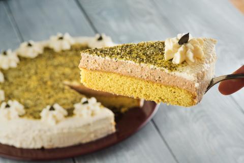 Steirische Nougat-Cremetorte - (c) Stefan Kristoferitsch mit freundlicher Genehmigung der Gemeinschaft Steirisches Kürbiskernöl g.g.A.