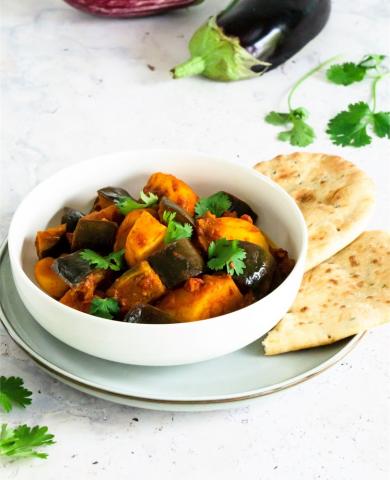 Baingan Masala Curry - (c) aubergine.nl