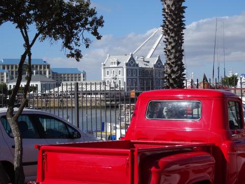 Blick auf die Waterfront in Kapstadt - (c) Eva-Maria Mayring