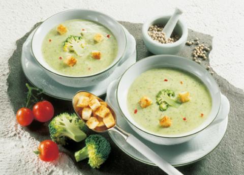 Brokkoli-Käsecreme-Suppe - (c) Wirths PR Brokkoli-Käsecreme-Suppe - (c) Wirths PR