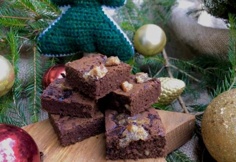 Brownies aus Kastanien aus dem Trentino und Zartbitterschokolade - (c) Trentino Marketing Brownies aus Kastanien aus dem Trentino und Zartbitterschokolade - (c) Trentino Marketing