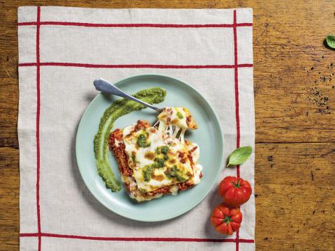 Der Favorit auf dem Tisch - die Lasagne - (c) Giovanni Rana Der Favorit auf dem Tisch - die Lasagne - (c) Giovanni Rana