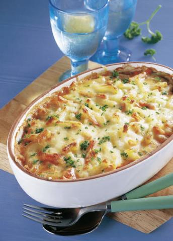 Kohlrabi-Möhren-Gratin - (c) Wirths PR