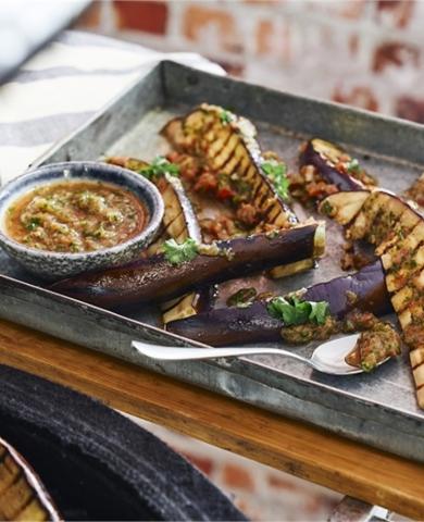 Aubergine mit Mexican Salsa - (c) aubergine.nl Aubergine mit Mexican Salsa - (c) aubergine.nl