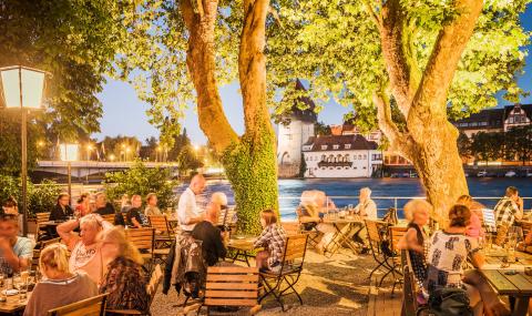 Biergärten in und um Konstanz am Bodensee (c) MTK/Dagmar Schwelle 