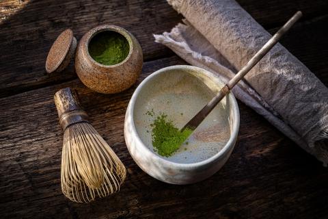 Matcha-Eistee mit Ingwer und Melone - (c) Mirko Stödter auf Pixabay