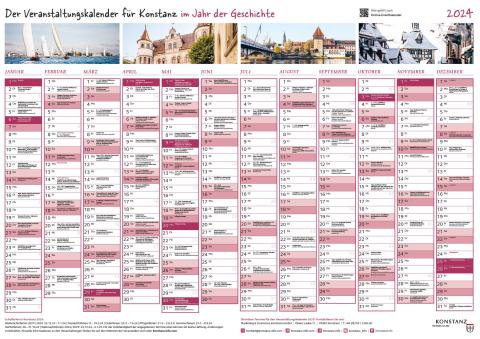 Der Konstanzer Eventkalender 2024 ist da - (c) Konstanz Tourist Info
