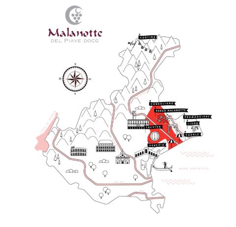 DOCG Malanotte del Piave - von den Hügeln von Conegliano und Montello bis zum Hinterland der Stadt Venedig - (c) Consorzio Vini Venezia