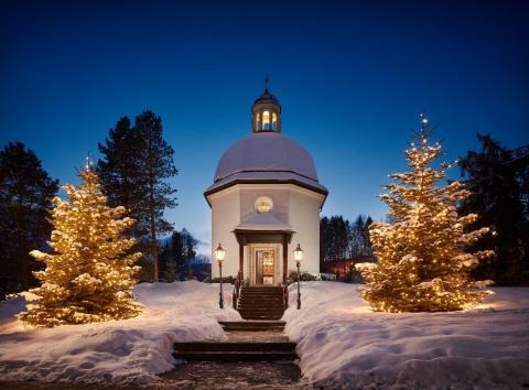 In Oberndorf bei Salzburg wurde „Stille Nacht“ an Weihnachten 1818 das erste Mal gesunden. Heute steht dort die Stille-Nacht-Kapelle - (c) Salzburger Land Tourismus